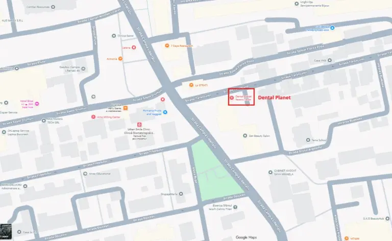 Zona clinicii Dental Planet — Str. Țărăncuței 10B, Baba Novac